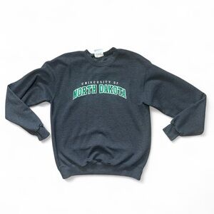 University of North Dakota Embroidered Grey Champion Sweater